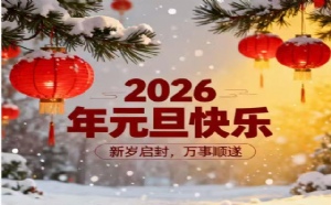 四为技术2026年新年贺词及元旦放假通知